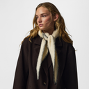 Pieces PCPyron Mini Scarf Whitecap Gray