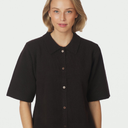 Neo Noir Cunna Knit Blouse Dark Brown