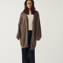 Noella N-Maricela Knit Cardigan Timber Brown Melange