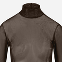 Coster Copenhagen Eve Mesh Turtleneck Chocolate Brown