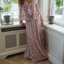 Neo Noir Asta Paisley Dance Skirt Rose