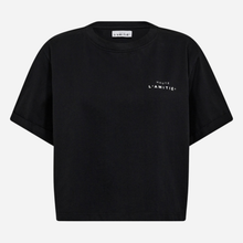 Haute L'Amitié HL Crew Neck Crop Tee Black