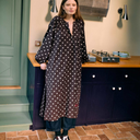Sissel Edelbo Lara Dress Brown Dot