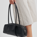 Second Female Finesse Leather Bag Black