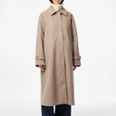 Pieces PCJoella Coat Taupe Gray Melange