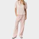 Neo Noir Sonar Linen Pants Lyserød