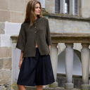 Neo Noir Benuta Fluffy Knit Cardigan Army