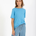 Coster Copenhagen CCH1118 Regular T-Shirt 539 Storm Blue