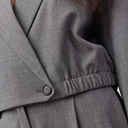 Co Couture JackyCC Crop Blazer Mid Grey