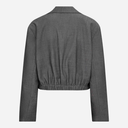 Co Couture JackyCC Crop Blazer Mid Grey