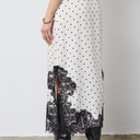 Co Couture AmeliCC Dot Lace Skirt Off White