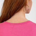 Coster Copenhagen CCH1101 V-Neck T-Shirt 691 Clear Pink