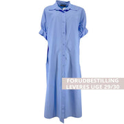 J BY J 8504 Long Tunic Dress Blue