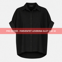 J by J 8504-3 Oversized Shirt Black