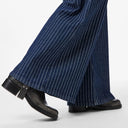 Pieces PCRose MW Wide Denim Jeans Dark Blue Denim