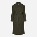 Pieces PCMarbel Long Coat Noos Forest Night