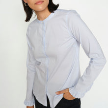 Mos Mosh MMMattie Stripe Shirt Light Blue - J BY J Fashion