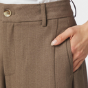 Neo Noir Essiall Pinstripe Pants Taupe