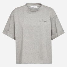 Haute L'Amitié HL Crew Neck Crop Tee Grey Melange