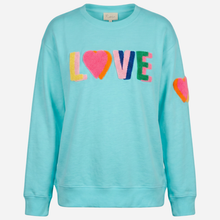 Rosas Is-Multi Double Love SweatShirt Turquise