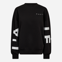 Haute L'Amitié Maxi Split Logo Sweat Black/White Print