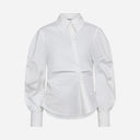 Co Couture SannaCC Asym Placket Shirt White