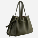 Pourchet Paris 20032 Blossom Large Bag Kaki