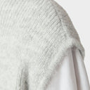 Neo Noir Xandra Knit Vest Light Grey