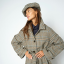 Mos Mosh MMNylah Check Hat Oxford Tan
