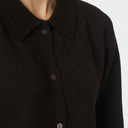 Neo Noir Cunna Knit Blouse Dark Brown