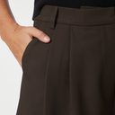 Neo Noir Nika Structure Shorts Dark Brown