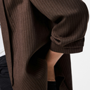 Pieces PCBosella 3/4 Pinstripe Blazer Noos Hot Fudge