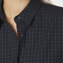 Neo Noir Dita Check Shirt Dark Blue
