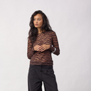 Co Couture PenolaCC O-Neck Blouse Brown