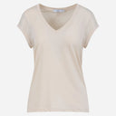 Coster Copenhagen CCH1101 V-Neck T-Shirt 241 Creme