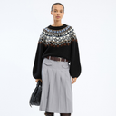 Munthe Vaffie Knit Mix Black