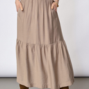 Co Couture HeraCC Gypsy Skirt Walnut