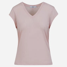 Coster Copenhagen CCH1101 V-Neck T-Shirt 600 Daisy Pink