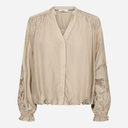 Co Couture DelinCC Balloon Emb Shirt Mink