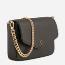 Pourchet Paris 78130 Club Lisse Clutch Marron
