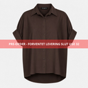 J by J 8504-3 Oversized Shirt Brown