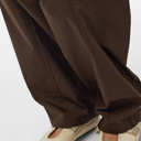 Pieces PCAdria MW Parachute Pants Hot Fudge