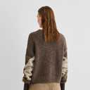 Rouge Edit Argyle L/S O-Neck Knit Canteen