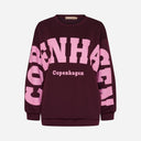 Marta Du Chateau MdcHibiscus Sweatshirt Bordeaux