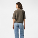 Pieces PCSilly SS O-Neck Knit Cardigan Noos Morel
