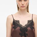 Rouge Edit ROULace Singlet Top Coffee/Meteorite