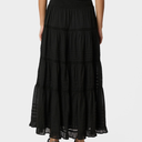Neo Noir Felicia S Voile Skirt Black