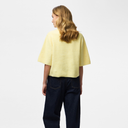 Pieces PCSilly SS O-Neck Knit Cardigan Noos Pale Banana