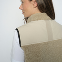 Mos Mosh MMRowe Eli Teddy Vest Feather Gray