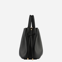 Pourchet Paris 26002 Florin Medium Leather Bag Noir